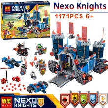 BELA Nexus Knights Fortrex Castle Model Building Block Toy Fox Axl Minifigures LEGOed bricks Compatible 70317 Educational