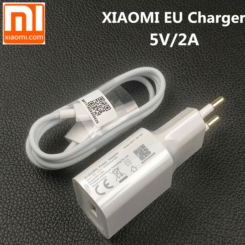 

Original XIAOMI Wall Charger 5V2A EU Plug Adapter 80cm Micro USB Data Sync Cable For Redmi Note 2 3 4 5 plus pro 4X 5a 4a S2 3S