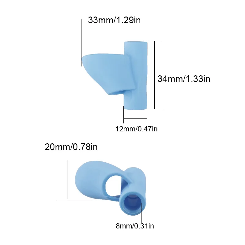 1 шт., Детская обучающая подставка для ручек и карандашей, Студенческая рукописная коррекция осанки, силиконовая универсальная левая и правая рука