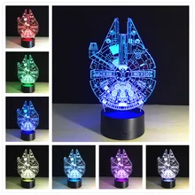 Usb Led 3d лампа, новинка, рождественские подарки для детей, пульт дистанционного управления, Led, новинка, ночные огни, Usb, светящийся, детский подарок, Usb Led лампа