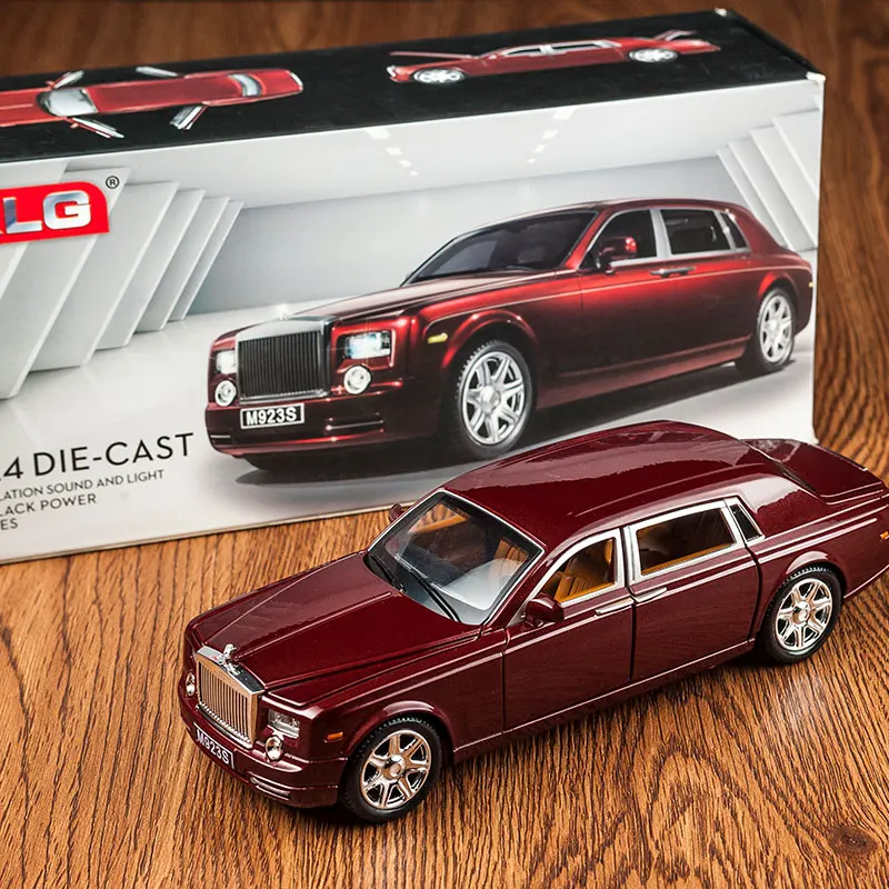 KIDAMI литье под давлением 1:24 Rolls-Royce Phantom Модель автомобиля украшения мальчик подарок на день рождения игрушки для детей автомобиль игрушки
