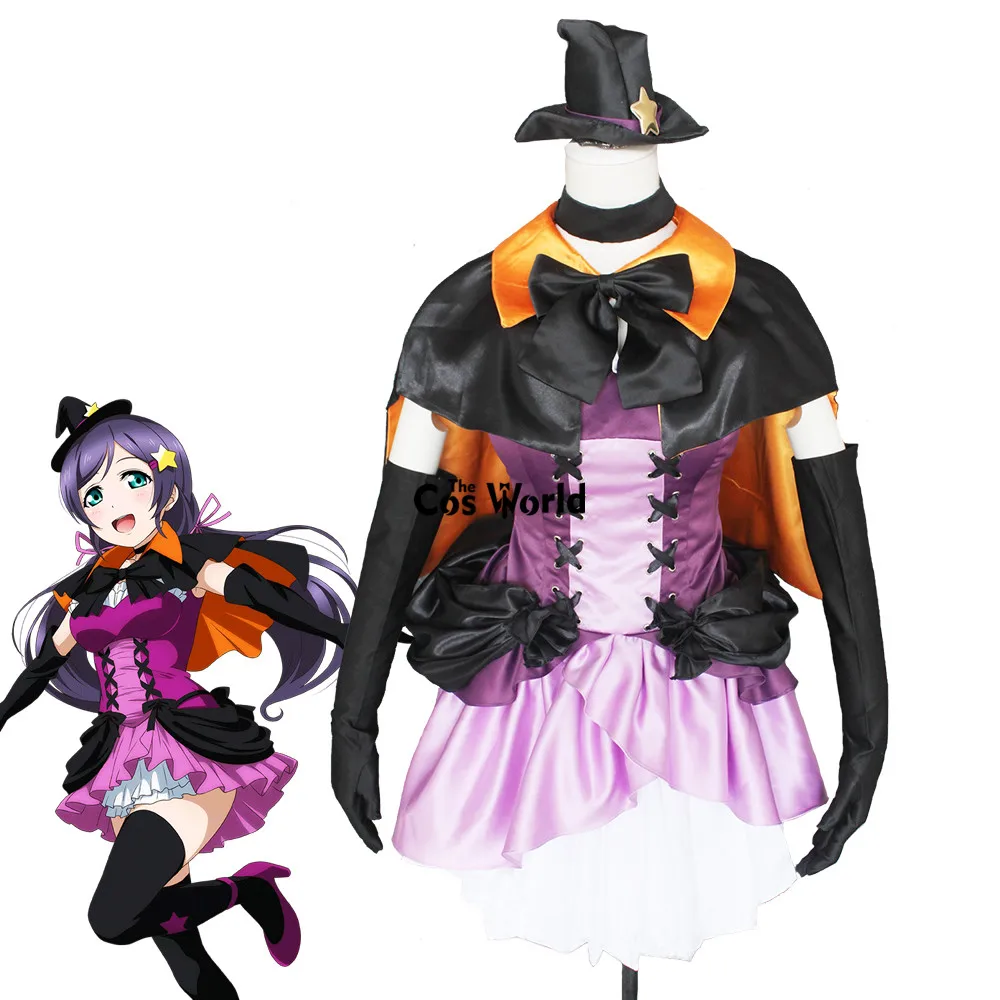 Love Live Dancing Stars On Me Nozomi Tojo Hallowmas Halloween Cloak Tube Tops Dress Uniform Outfit Anime Cosplay Costumes Anime Cosplay Costumes Cosplay Costumeanime Cosplay Aliexpress
