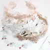 Korea Lace  Flower Crown Head Band Hair Accessories lovely Embroidery Headband for Grils Hair Band Hair Bow Princess 4 ► Photo 2/6