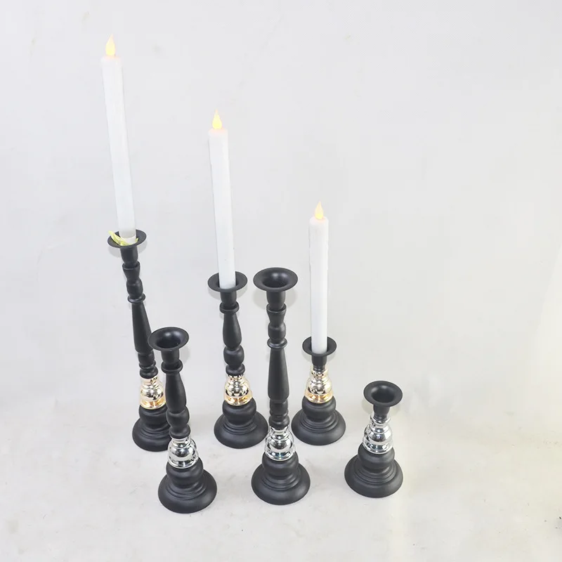 

Metal Candle Holder Fashion Wedding Single Arm Candle Stand Exquisite Candlestick Pillar Table Home Decor