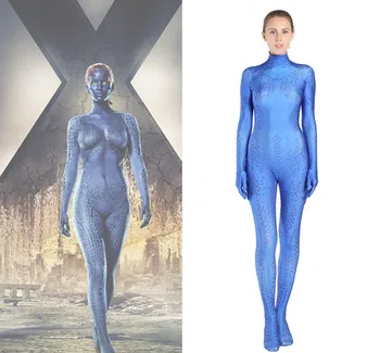 

Movie Women X-MEN Raven Darkholme Mystique Cosplay Costume Zentai Bodysuit Suit Jumpsuits