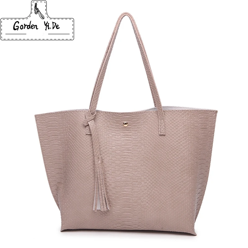 

Gorden Yi De Large Tote Bag PU Leather Bags Women 2018 Famous Brand Ladies Handbag Designer Causal Women Shoulder Bag