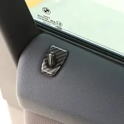 4x углеродного волокна ABS крышка дверного замка автомобиля Накладка для BMW X5 f15 X6 f16 2015-2018 стайлинга автомобилей аксессуары