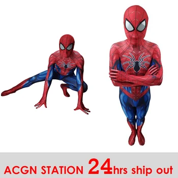 

Avengers Spiderman Iron spiderman Homecoming spiderman Cosplay Costume Anime Full Bodysuit for Halloween party for kids adult