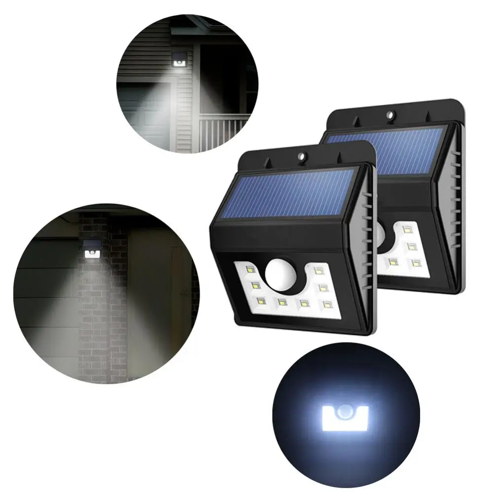 

1Pcs Solar Light 8LED Human body Induction Light Control Solar Energy Street Light Garden