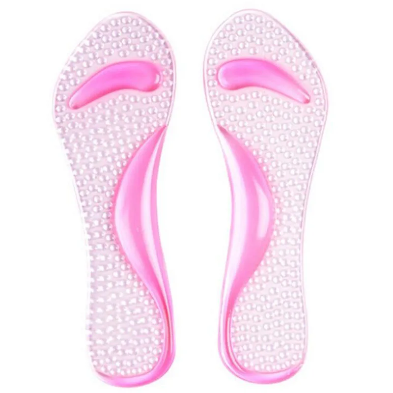 Mr. niscar/1 пара силиконовые обувь на высоком каблуке Подушка стельки Поддержка анти-боль ноги Pad прозрачный Для женщин свод стопы колодки