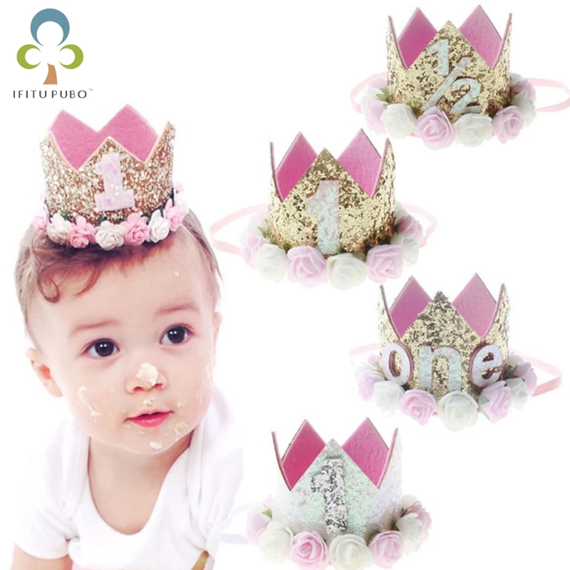 Baby Girl Birthday Party Hats I Am One Caps First Birthday Princess