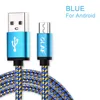 Microusb cable-Blue