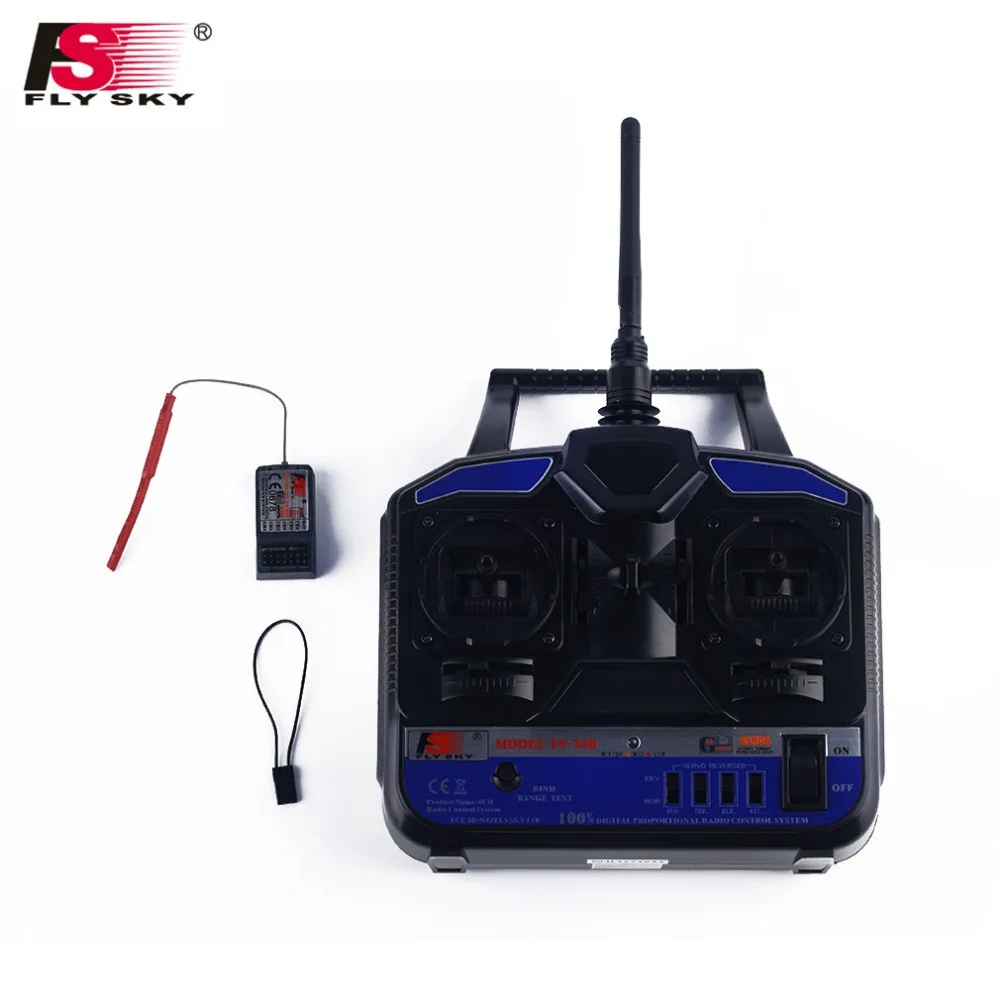 FLY SKY 4 Channels 2.4GHz Remote Control & Receiver For FlySky FS T4B
