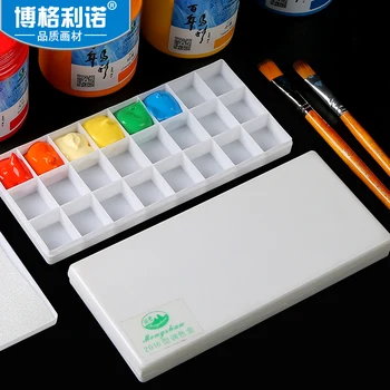 

24/36Grid Thicken Pigment Box Hard Cover Watercolor/Gouache/Oil/Acrylic Portable Paint Palette Box Art Supplies