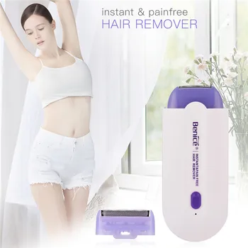 Laser Hair Removal Machine Sense-Light women lady instant pain free Bikini Legs Arm Face Body rechargeable remover Epilator 3233 1