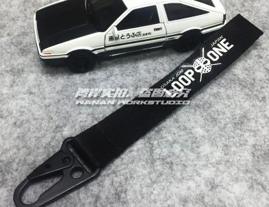 

2018 NEW JDM loop one Nylon Car Key Chain Key Ring Nylon Car Keychain
