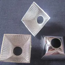 ZLI-30.5 Высококачественная светодиодная отражательная чашка, размер: 30,5X30,5X15 мм, степень: 24, отражательная способность: 98%, чистая поверхность, материалы из поликарбоната