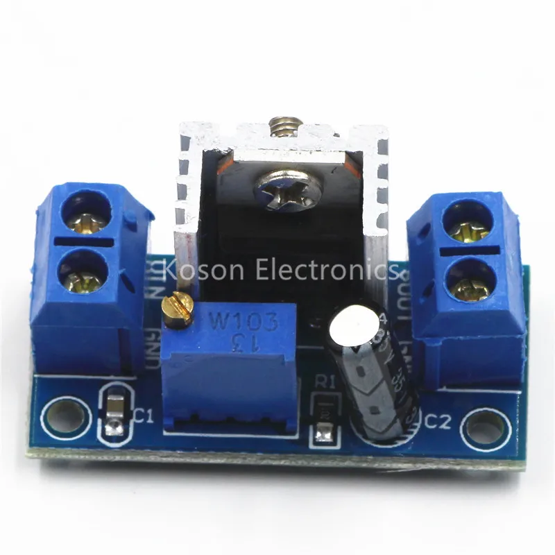 LM317 DC линейный преобразователь понижающий низкий пульсационный модуль