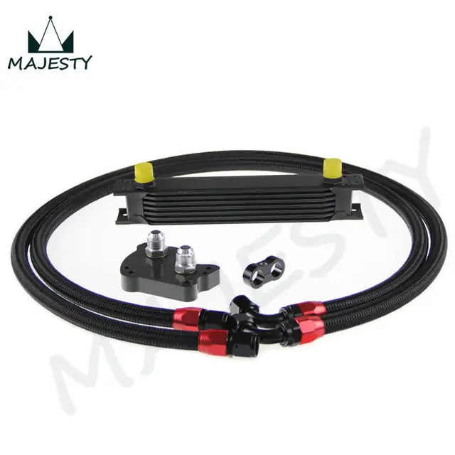 7 Row An 10an Engine Transmission Oil Cooler Kit Fit Mini Cooper R53