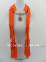 2019 мода женский шарф, шаль кулон шарф Дизайн шарфы ювелирные изделия ожерелье кулон женский шарф Бесплатная доставка