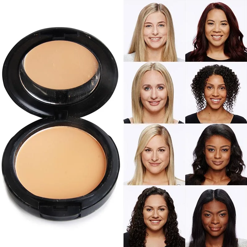 

Matte Colors Makeup Face Pressed Powder Oil Control Long Lasting Whitening Bronzer Contour Powder Foundation Waterproof