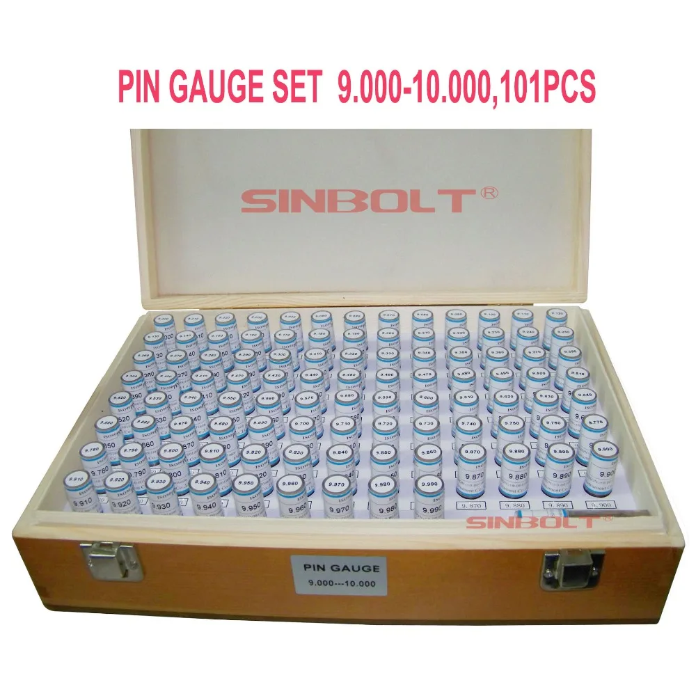 

Pin gauge/pin gauge Set 9.000mm--10.000mm(Interval: 0.01,101pcs),fast delivery