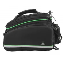 Rainproof Bicycle Bags Extensible Bicycle Back Seat Bag Bike Cycling Pannier Saddle Rear Seat Trunk Bag with Rain Cover EA14