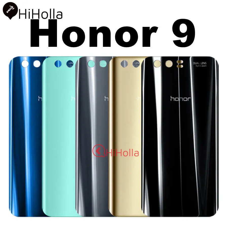 Задняя крышка для huawei Honor 9, Задняя стеклянная крышка для батареи, крышка для двери, чехол для задней панели Honor 9 Lite, запасная Задняя стеклянная крышка