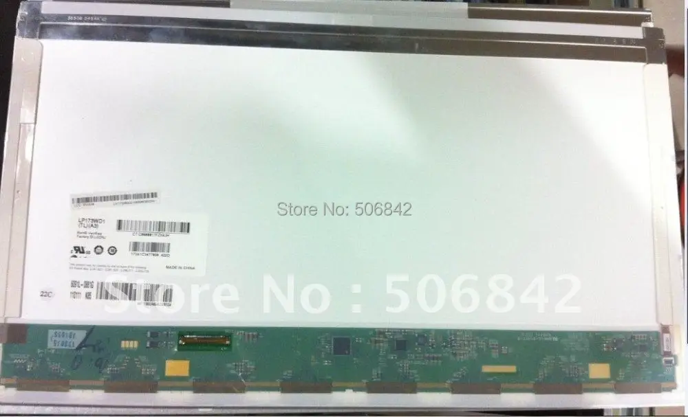 17," светодиодный экран для ноутбука LP173WD1(TL)(A3), 1600x900