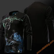 Cool Design Watch Over OW Hanzo VS Genji T-shirts Blizzard OW Game Hanzo Hero Tshirts Long Sleeve Black Tees For Mens Boys