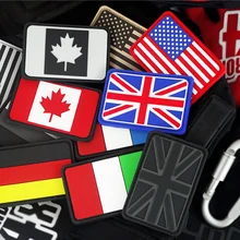 Резиновая нашивка в виде флага Германии Великобритании Америки