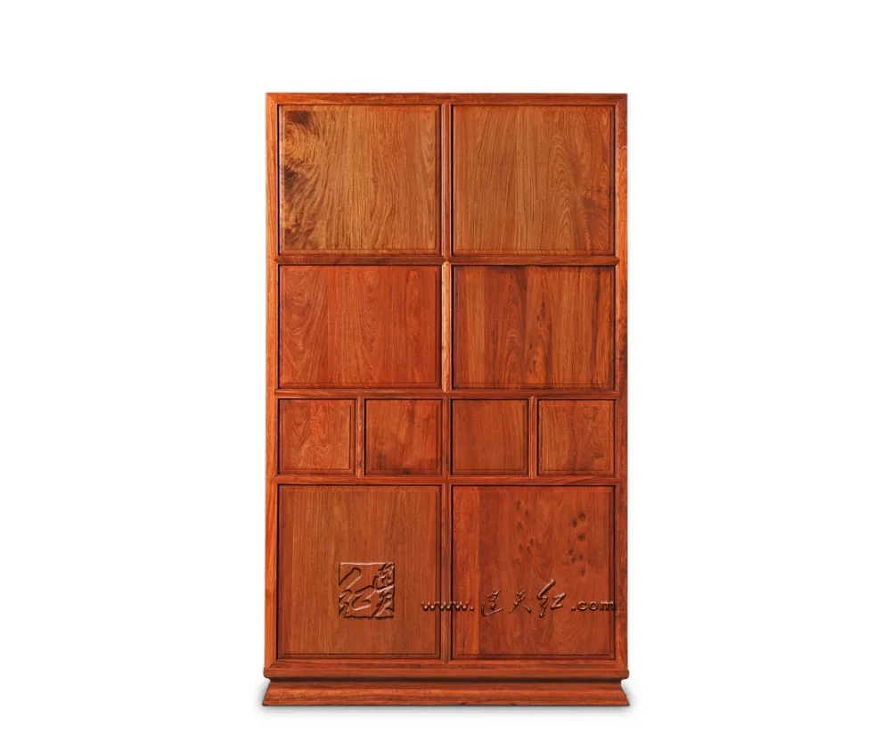 Шкаф в ландшафтной живописи в античном стиле из твёрдой древесины книжный шкаф палисандр Сарк с шкафами для хранения гостиной офисная книга полки