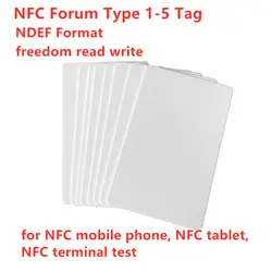 NFC форум тип 1-5 тег с форматом NDEF CTS свобода чтения записи NFC полные метки для NFC мобильного телефона, NFC планшет, NFC терминальный тест