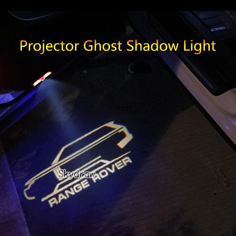 

2 Piece For LAND ROVER RANGE ROVER (2008-2019) Car LED Door Warning Light Projector Ghost Shadow Light Welcome Light
