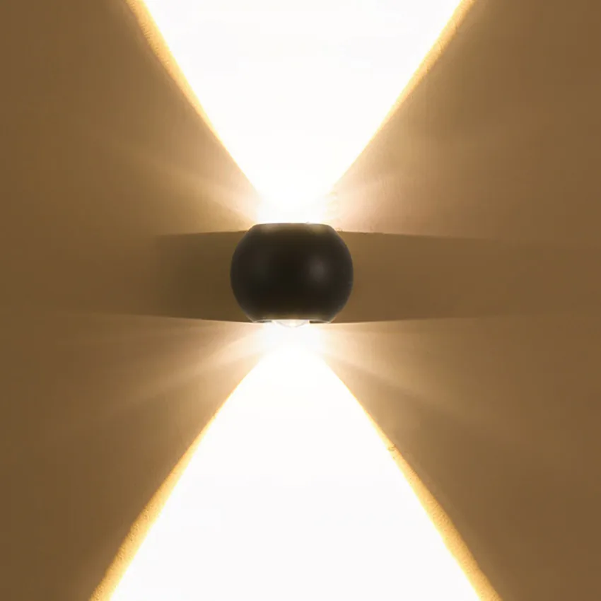 Настенный светильник с круглыми шариками уличная водонепроницаемая лампа для