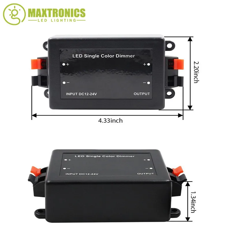 DC12V 24 В rf Беспроводной пульт дистанционного LED один Цвет диммер Яркость коммутатор контроллера лампа для 5050 3528 один Цвет полосы огни