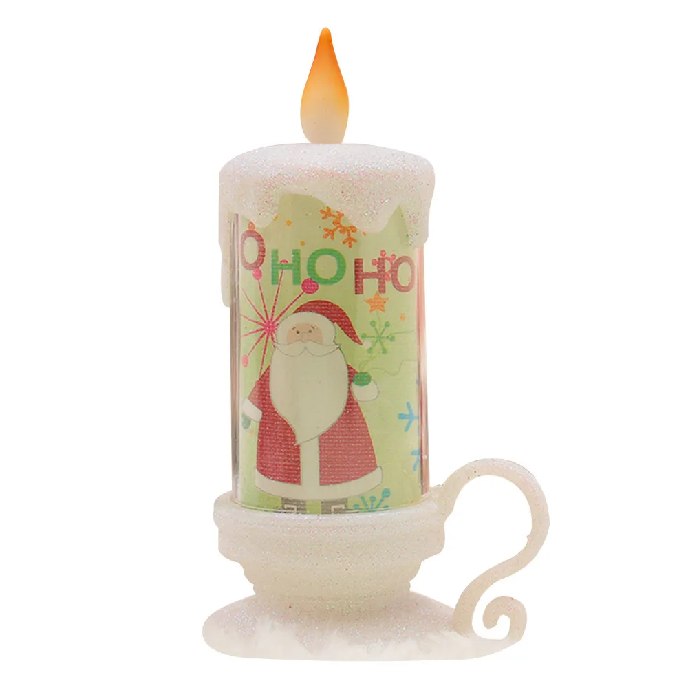 Рождественский Электронный светильник СВЕТОДИОДНЫЙ свеча для дома, вечерние украшения, товары для праздника, лампа-свеча, беспламенный светодиодный светильник с батареей 75