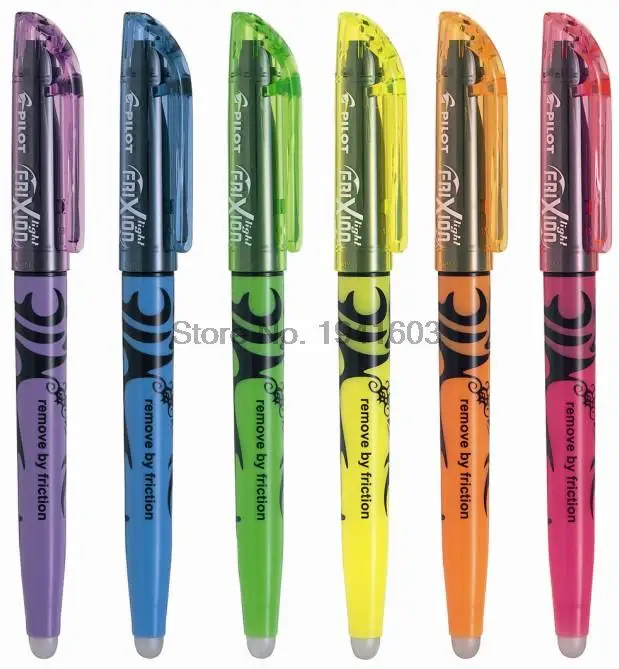 2 PCS/lot Japan Pilot FRIXION Erasable Pen 6 colors to choose SW FL