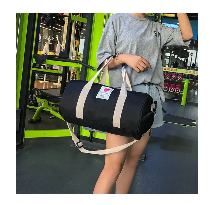 Топ нейлон плечо спортивные сумки для тренажерного зала для Для женщин Фитнес Путешествия Сумочка Для Мужчин's гимнастические упражнения