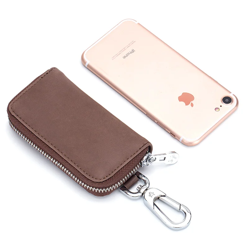 Key Holder Для мужчин ключи от машины сумка Multi Функция ключеник Мода ключница Разделение кожа дизайнер Винтаж Для женщин Ключницы качество