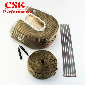 

T3 Turbo Heat Shield Blanket Cover Wrap + 10m Manifold Heat Tape w/Steel zip Tie