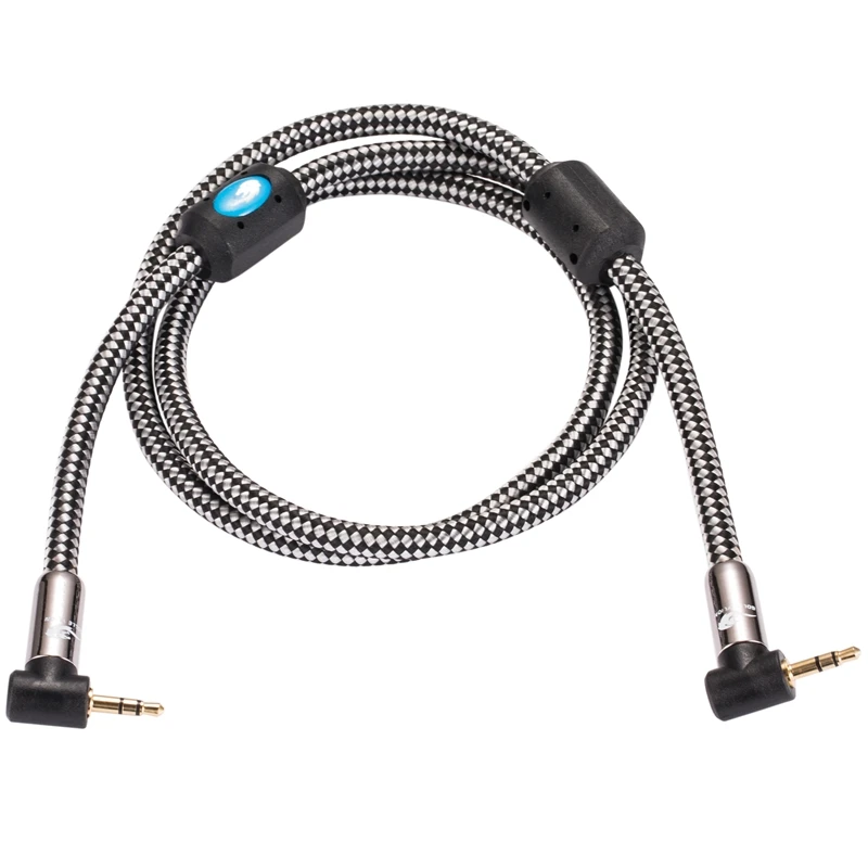 Hifi Mini Jack 3 5 to 3 5 AUX Cable for MP3 PC Headphone Mobile Car Angle 3 5mm Male to Male OFC Audio Cable 1M 3M 5M 8M 10M 12M