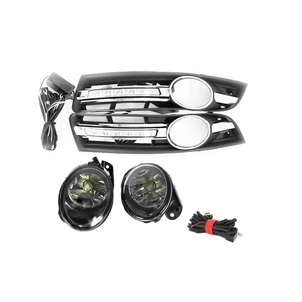 

For VW Passat B6 2006 2007 2008 2009 2010 2011 LED DRL Daytime Running Light Waterproof With Harness Fog light