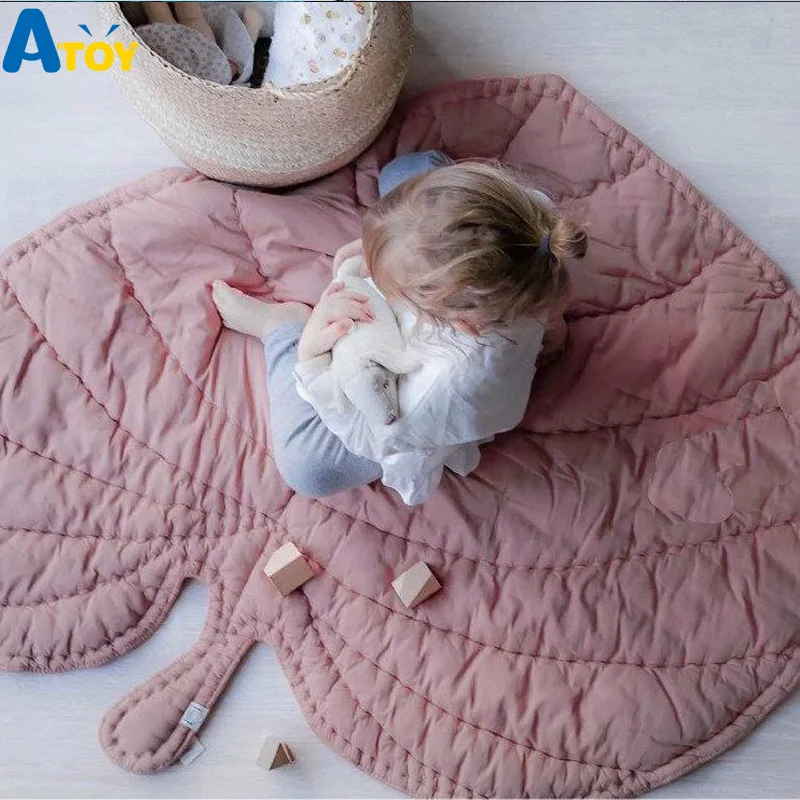 

INS Children Crawling Mat Tree Leaf Geometric Carpet Baby Racing Game Blanket Decoration Playmat Kids Play Mat Activity