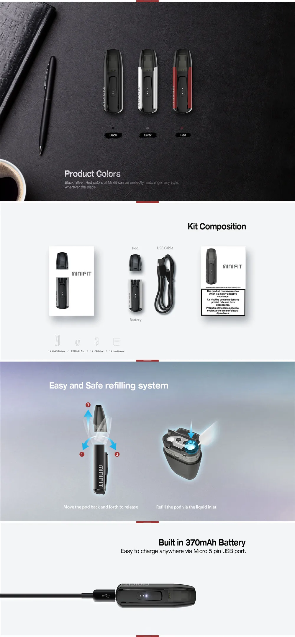 Justfog Minifit Pod Kit8