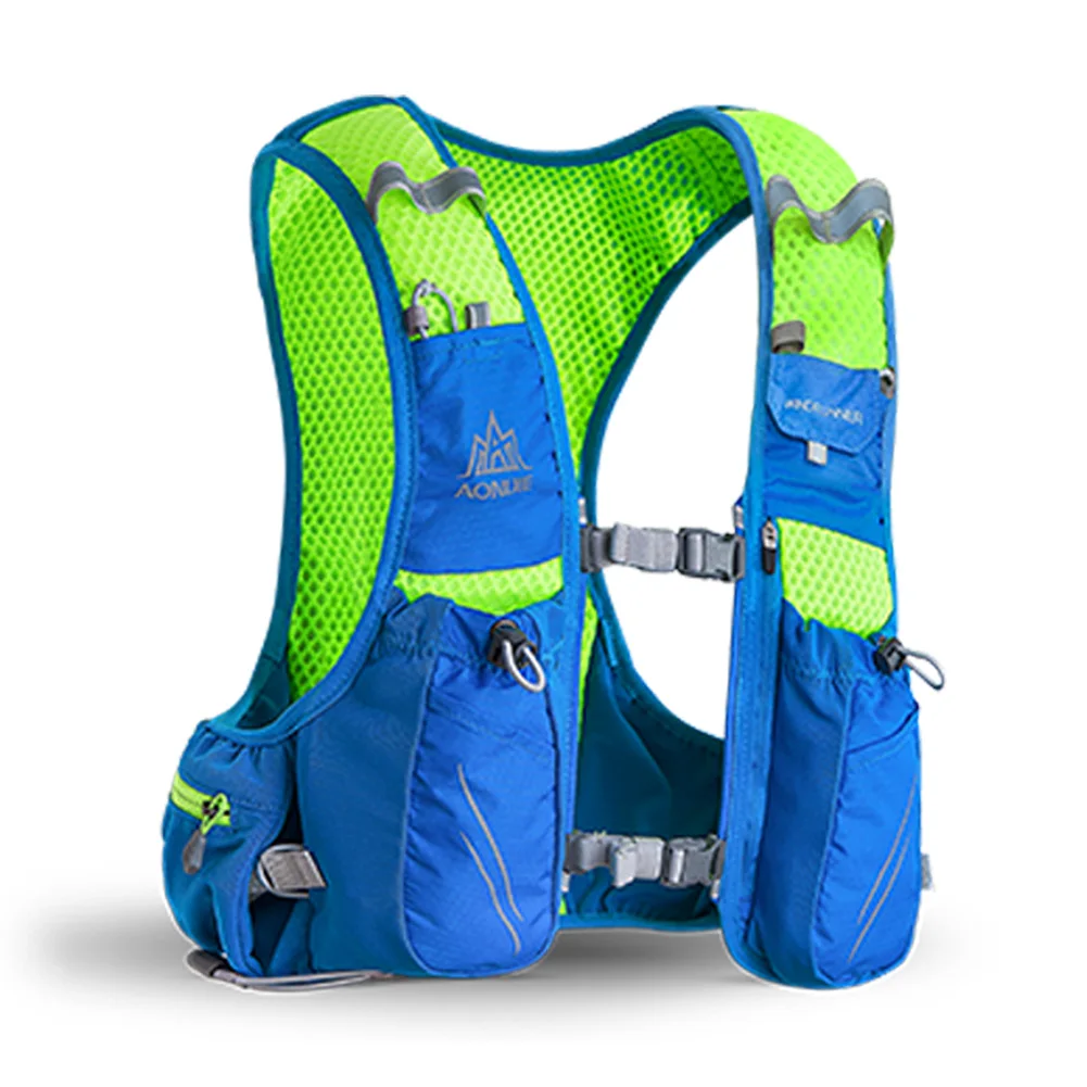 AONIJIE E904S 10L Paquete de hidratación mochila chaleco arnés agua de la vejiga senderismo Camping corriendo maratón carrera deportes - 2