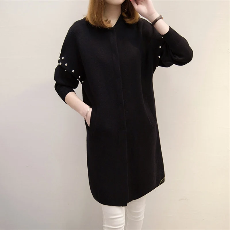 Long Cardigan Female Autumn Winter Women Long Sleeve Cardigan Sweater Knitted Cardigans For Women Sweater