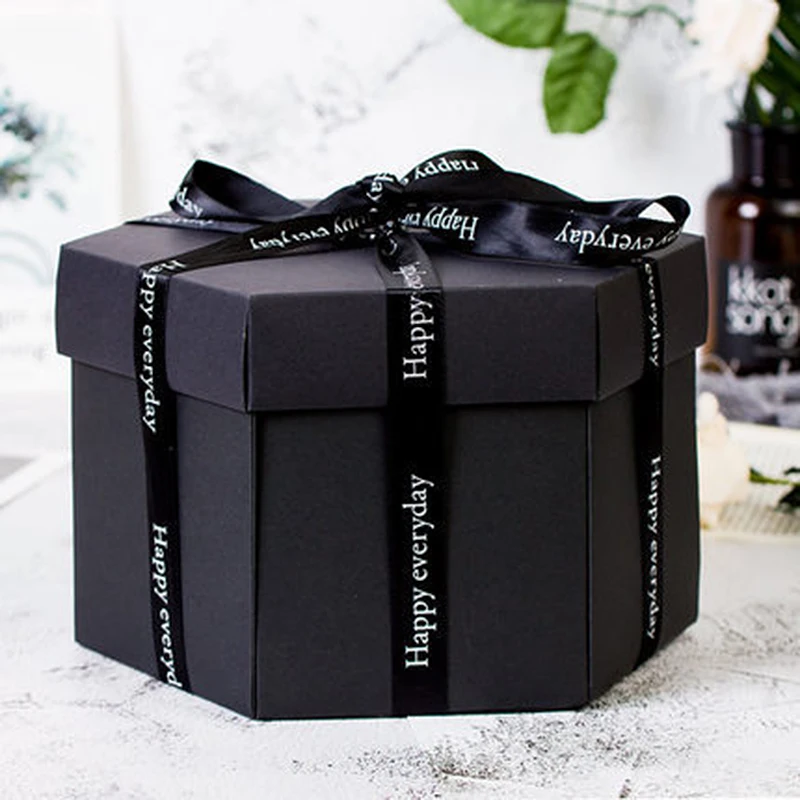 DIY сюрприз любовь взрыв Подарочная коробка для свадьбы юбилей Альбом DIY Фотоальбом подарок на день рождения коробка