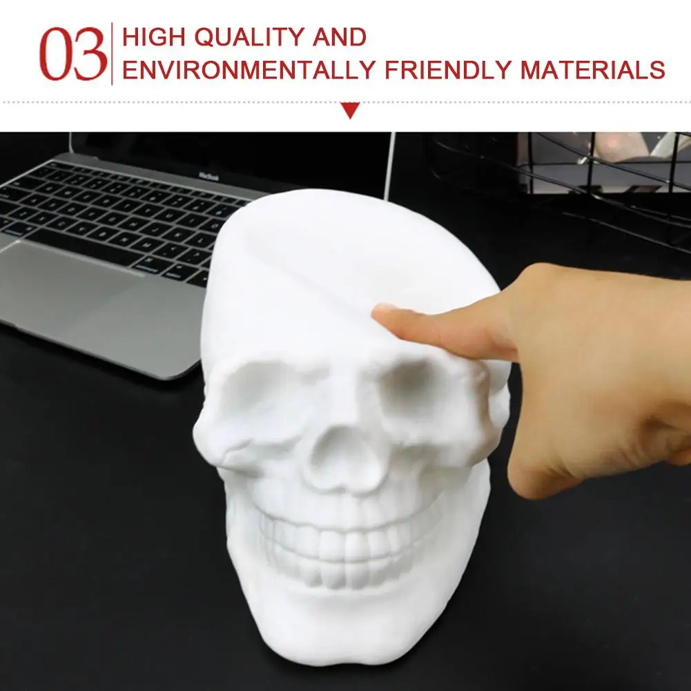 Светодиодный пульт дистанционного управления RGB Wacky Skull Patting Light Trick ночник настольная лампа