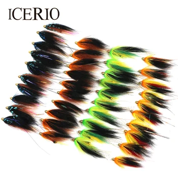 

ICERIO Wholesale 3 combinations 4 Assorted Color Handmade Tube Fly Flies Trout Fly Fishing Lure